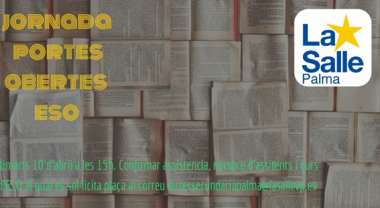 Jornada Portes Obertes ESO Jornada Portes Obertes ESO
