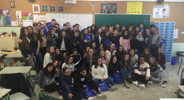 Un grupo de alumnos de La Salle Pibrac (Francia) visitan nuestro centro Un grupo de alumnos de La Salle Pibrac (Francia) visitan nuestro centro